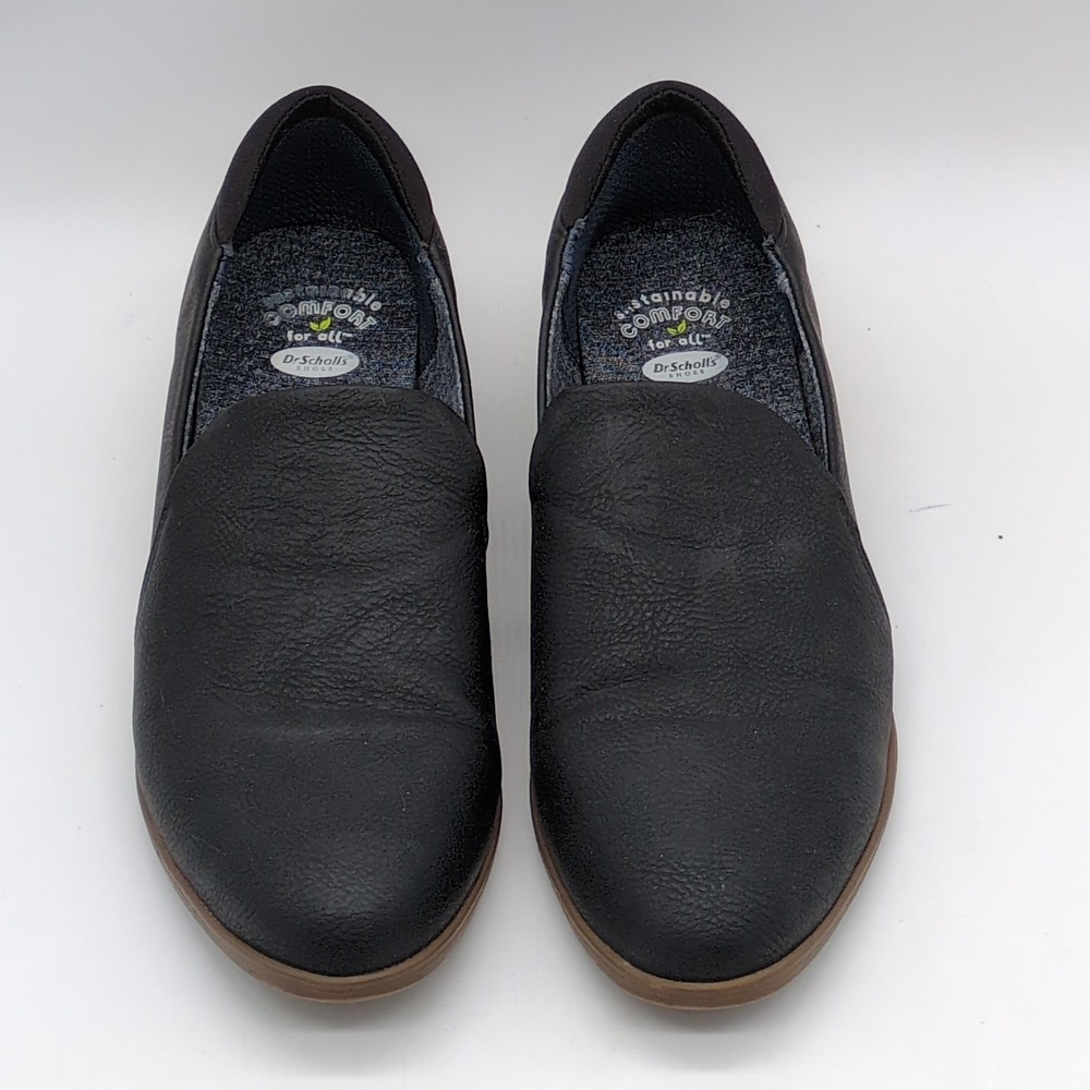 Dr. Scholl's Shoes Womens Rate Black 8.5 Faux Leather Loafer Walking Comfort - Picture 8 of 11